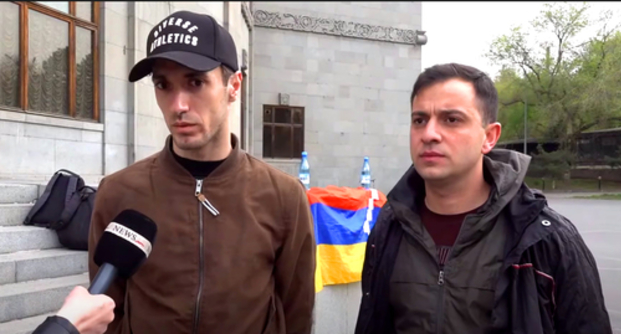 Arthur Avagyan and Nver Kirakosyan. Screenshot of the video by the NEWS AM
https://www.youtube.com/watch?v=zqqYPtcgdnI Arthur Avagyan and Nver Kirakosyan. Screenshot of the video by the NEWS AM
https://www.youtube.com/watch?v=zqqYPtcgdnI