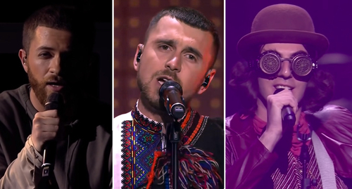 The "Eurovision-2022" participants from Azerbaijan, Ukraine, and Georgia. Screenshots of the video by the Eurovision Song Contest The "Eurovision-2022" participants from Azerbaijan, Ukraine, and Georgia. Screenshots of the video by the Eurovision Song Contest