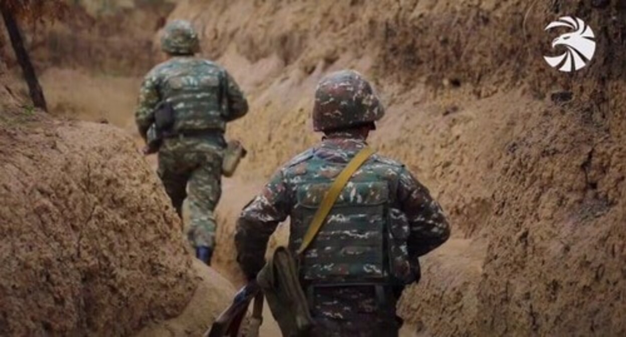 The Armenian soldiers. Photo by the press service of the Armenian Ministry of Defence https://mil.am/hy/news/10107 The Armenian soldiers. Photo by the press service of the Armenian Ministry of Defence https://mil.am/hy/news/10107