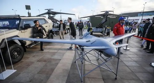 Azerbaijani Iti qovan drone at the Teknofest festival. Photo by Aziz Karimov for the Caucasian Knot Azerbaijani Iti qovan drone at the Teknofest festival. Photo by Aziz Karimov for the Caucasian Knot