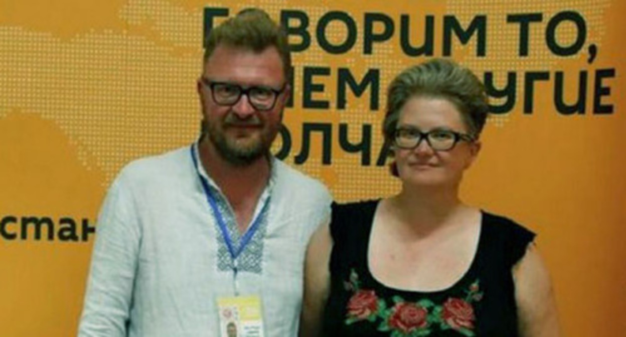 Pavel Antonov and Veronika Antonova-Trizno. Photo: http://abc.az/ru/news/97439 Pavel Antonov and Veronika Antonova-Trizno. Photo: http://abc.az/ru/news/97439