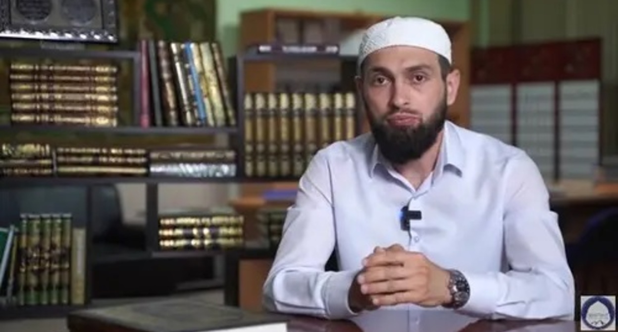 Mukhammad Mairanov, chairman of the Dagestan Muftiate. Screenshot: https://www.youtube.com/watch?v=XuM1JM1uOk8 Mukhammad Mairanov, chairman of the Dagestan Muftiate. Screenshot: https://www.youtube.com/watch?v=XuM1JM1uOk8