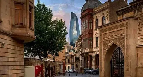 The State Historical-Architectural Reserve “Icherisheher” in Baku on the wall of which the graffiti with the letter Z was applied. Photo: Elshan Rustamov https://1news.az The State Historical-Architectural Reserve “Icherisheher” in Baku on the wall of which the graffiti with the letter Z was applied. Photo: Elshan Rustamov https://1news.az