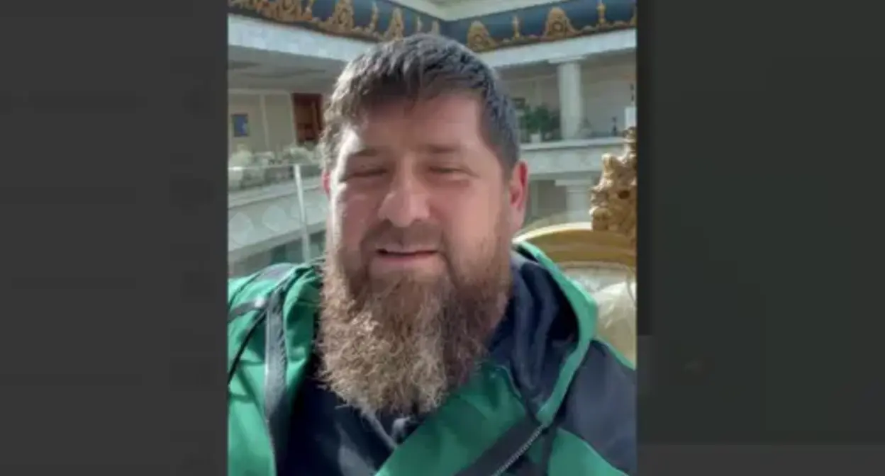 Ramzan Kadyrov. Screenshot of his video appeal on June 18, 2022 https://t.me/RKadyrov_95/2346 Ramzan Kadyrov. Screenshot of his video appeal on June 18, 2022 https://t.me/RKadyrov_95/2346