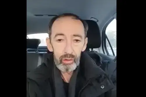 Aslan Naptugov. Screenshot of the video published on Naptugov's Facebook, February 26, 2022 https://www.facebook.com/naptugov/videos/989663278304020 Aslan Naptugov. Screenshot of the video published on Naptugov's Facebook, February 26, 2022 https://www.facebook.com/naptugov/videos/989663278304020