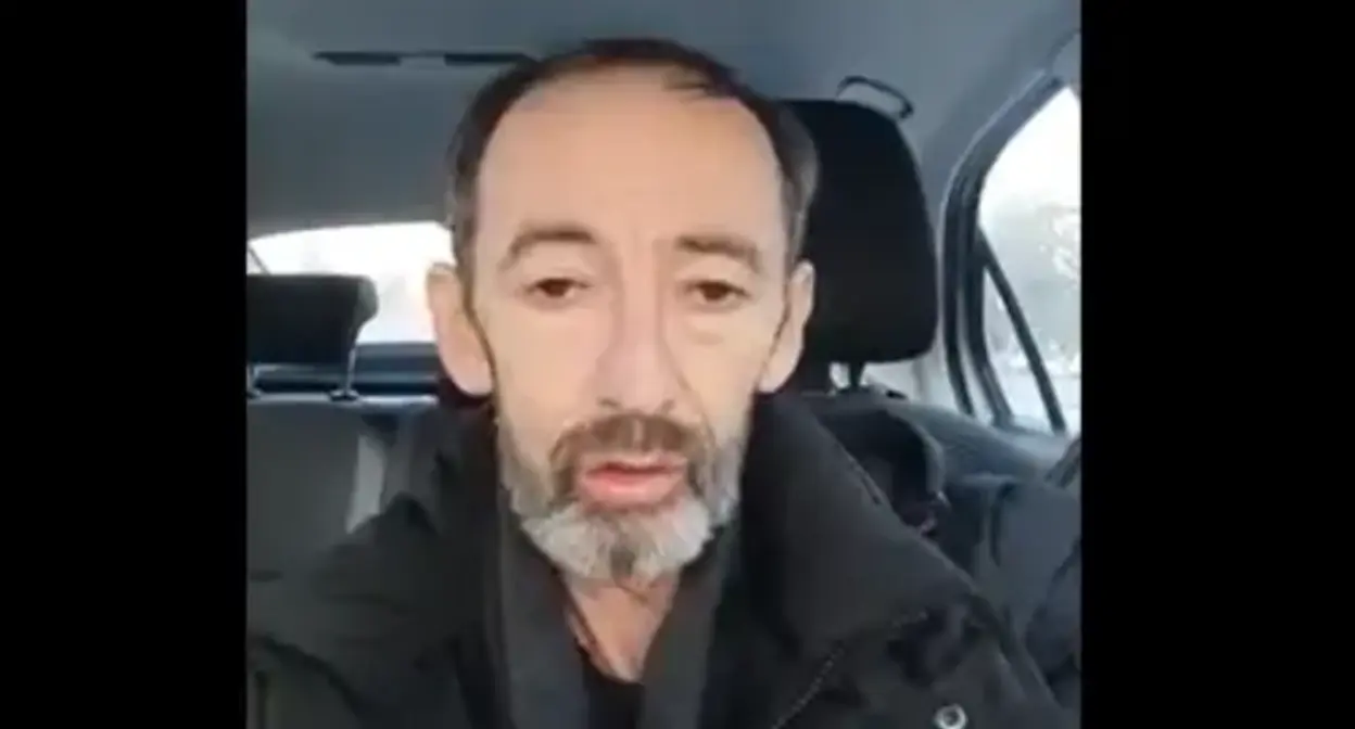 Aslan Naptugov. Screenshot of the video published on Naptugov's Facebook, February 26, 2022 https://www.facebook.com/naptugov/videos/989663278304020 Aslan Naptugov. Screenshot of the video published on Naptugov's Facebook, February 26, 2022 https://www.facebook.com/naptugov/videos/989663278304020