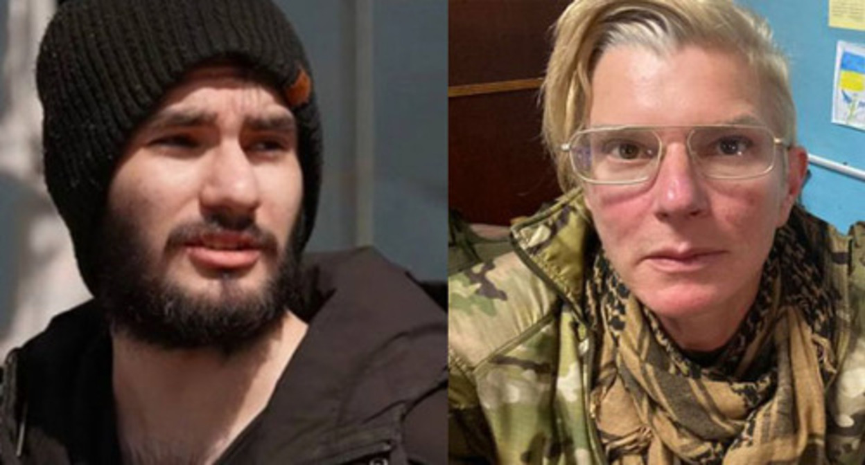 Murad Saidov’s son and Yulia Paevskaya. Collage made by the Caucasian Knot. Photo: Yulia Paevskaya’s Faccebook page, image made from video: https://strana.today/news/396083-v-rossii-razhoraetsja-skandal-vokruh-osvobozhdennoj-iz-plena-tajry.html Murad Saidov’s son and Yulia Paevskaya. Collage made by the Caucasian Knot. Photo: Yulia Paevskaya’s Faccebook page, image made from video: https://strana.today/news/396083-v-rossii-razhoraetsja-skandal-vokruh-osvobozhdennoj-iz-plena-tajry.html