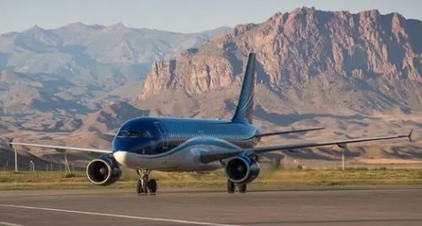 An airplane of the Azerbaijan Airlines. Photo: press service of the Azerbaijan Airlines https://www.azal.az/ru/article/602 An airplane of the Azerbaijan Airlines. Photo: press service of the Azerbaijan Airlines https://www.azal.az/ru/article/602