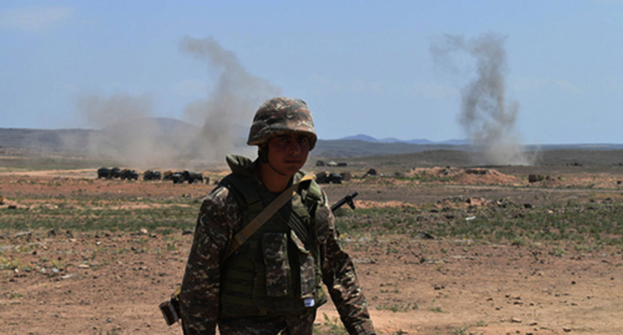 An Armenian soldier. Photo https://mil.am An Armenian soldier. Photo https://mil.am