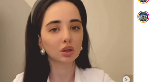 Screenshot of a video appeal made by a resident of Ingushetia Screenshot of a video appeal made by a resident of Ingushetia