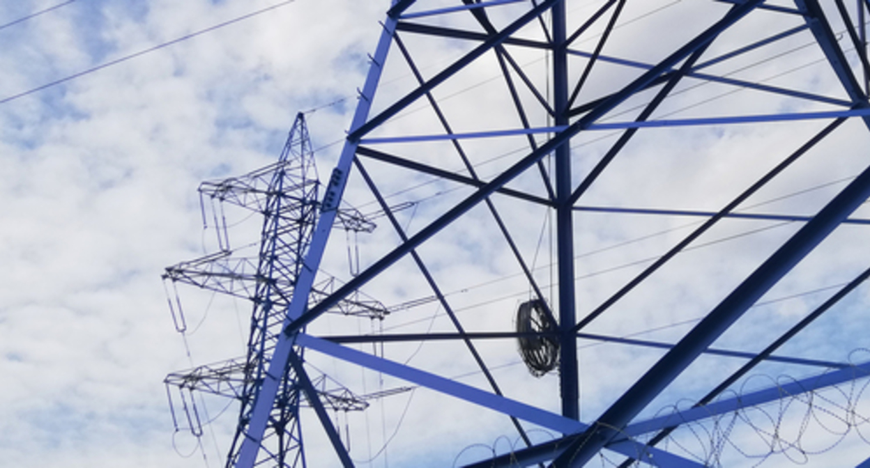 A power transmission line. Photo by Nina Tumanova for the "Caucasian Knot" A power transmission line. Photo by Nina Tumanova for the "Caucasian Knot"