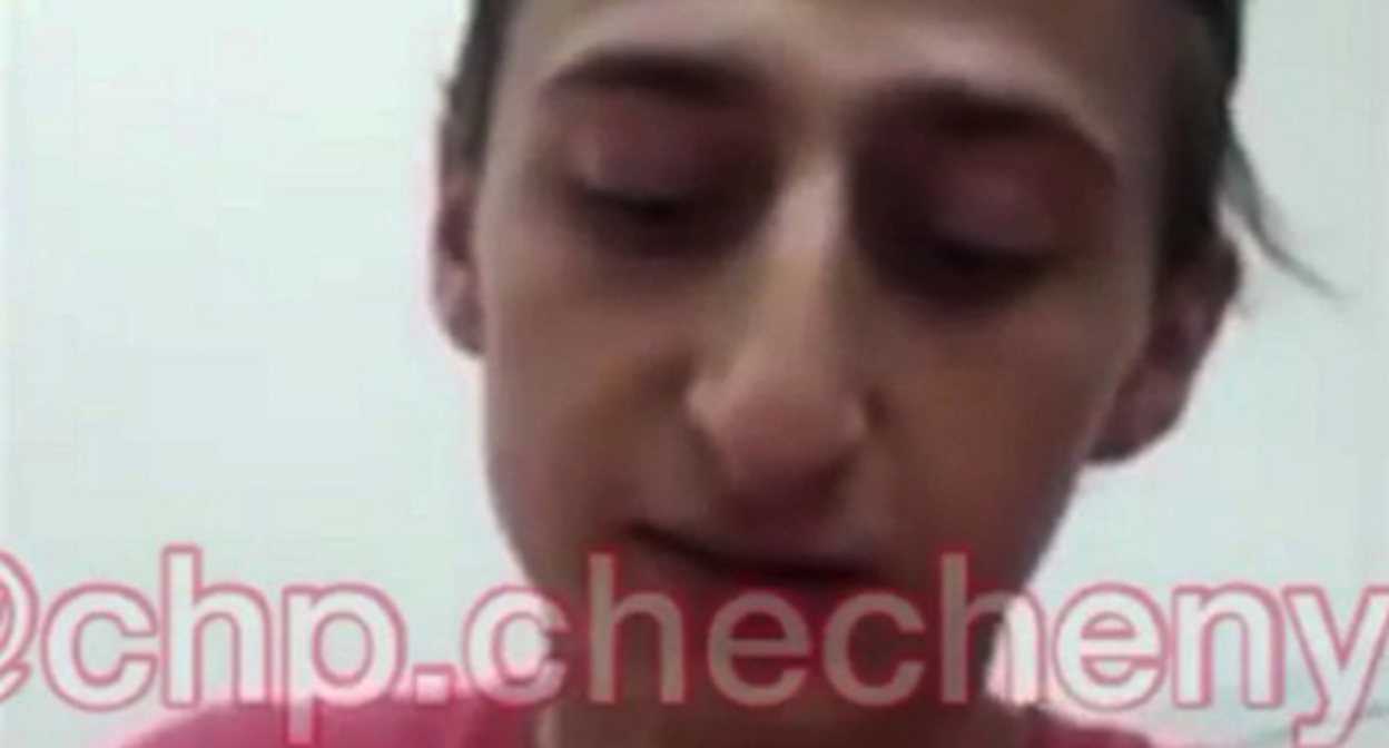 Salman Tepsurkaev. Screenshot of the video on Instagram instagram.com/chp.chechenya Salman Tepsurkaev. Screenshot of the video on Instagram instagram.com/chp.chechenya