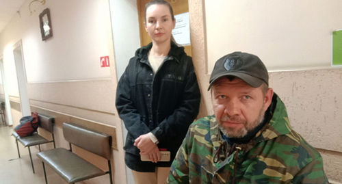 Vitaly Kandalov and his wife Yana at the court. Photo by Vyacheslav Yaschenko for the "Caucasian Knot" Vitaly Kandalov and his wife Yana at the court. Photo by Vyacheslav Yaschenko for the "Caucasian Knot"