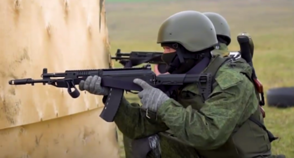 Russian soldiers. Screenshot of the video posted on the Telegram channel of the Russian Ministry of Defence on December 2, 2022 https://t.me/mod_russia/22280 Russian soldiers. Screenshot of the video posted on the Telegram channel of the Russian Ministry of Defence on December 2, 2022 https://t.me/mod_russia/22280