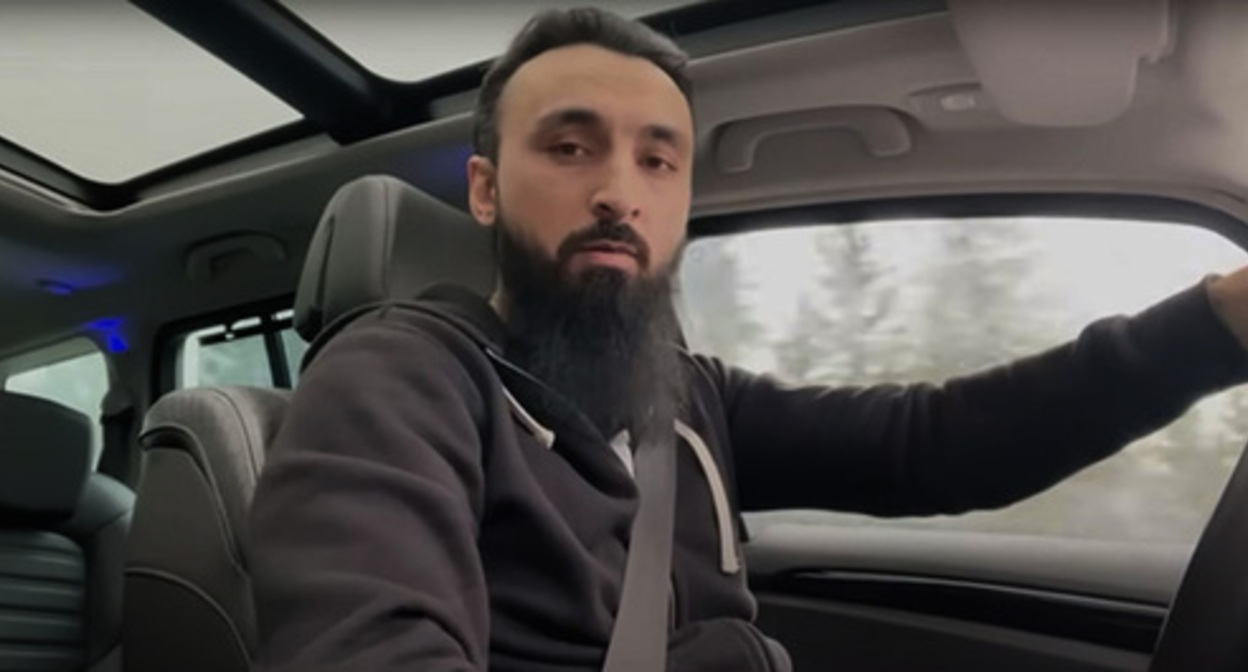Tumso Abdurakhmanov. Screenshot of the video from the AbuSaddamShishaniLIVE YouTube channel Tumso Abdurakhmanov. Screenshot of the video from the AbuSaddamShishaniLIVE YouTube channel