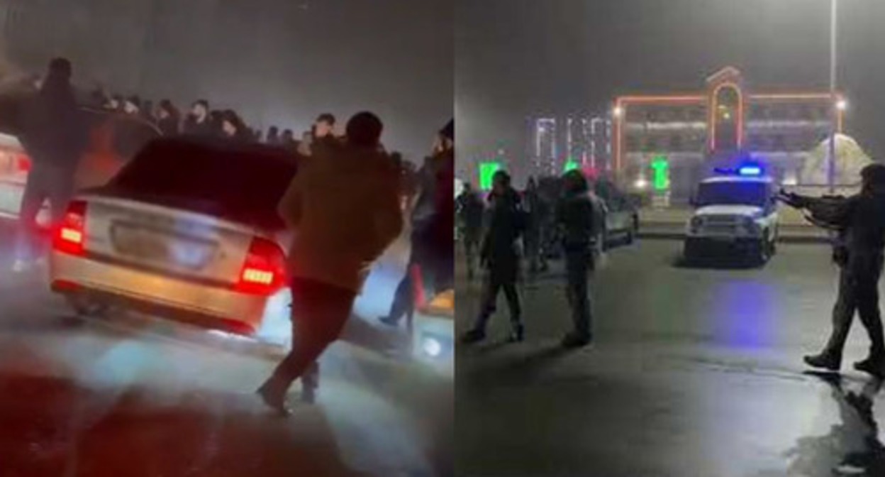 A conflict in Urus-Martan. December 12, 2022. Collage by the "Caucasian Knot." Screenshot https://chechnyatoday.com/news/360991 https://www.youtube.com/watch?v=g7fS4TEu4oc A conflict in Urus-Martan. December 12, 2022. Collage by the "Caucasian Knot." Screenshot https://chechnyatoday.com/news/360991 https://www.youtube.com/watch?v=g7fS4TEu4oc