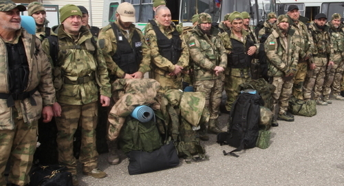 Fighters from Chechnya, photo: chechnyatoday.com Fighters from Chechnya, photo: chechnyatoday.com