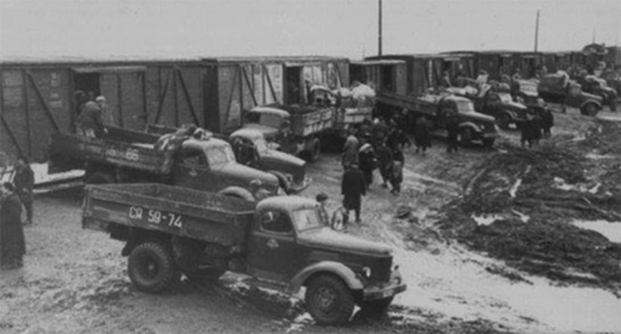 The deportation of the Kalmyk people. Photo: https://www.idelreal.org The deportation of the Kalmyk people. Photo: https://www.idelreal.org