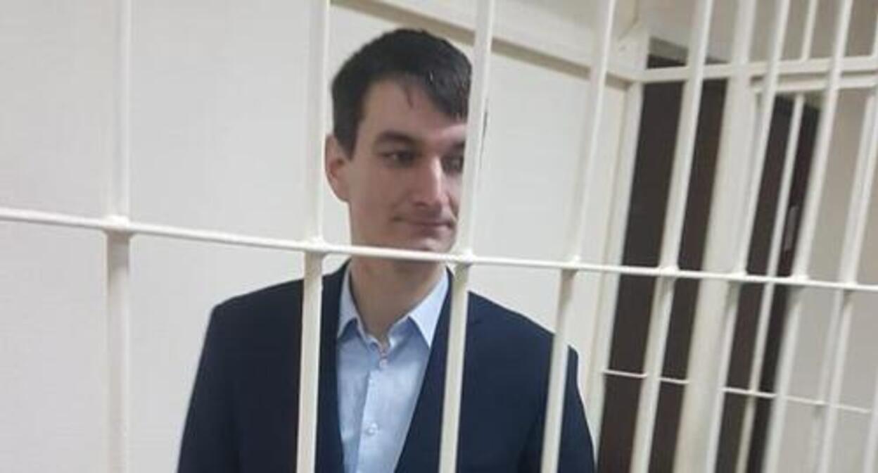 Alexander Valov in the courtroom. Sochi, November 23, 2018. Photo by the "Caucasian Knot" correspondent Alexander Valov in the courtroom. Sochi, November 23, 2018. Photo by the "Caucasian Knot" correspondent