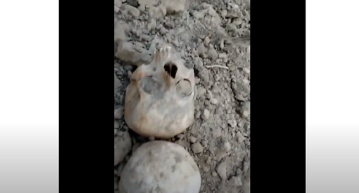 The remains of people found in Grozny. Screenshot of the video posted on the YouTube channel Live Kavkaz News on March 1, 2023 https://www.youtube.com/watch?v=hBUVLuvGfdU The remains of people found in Grozny. Screenshot of the video posted on the YouTube channel Live Kavkaz News on March 1, 2023 https://www.youtube.com/watch?v=hBUVLuvGfdU