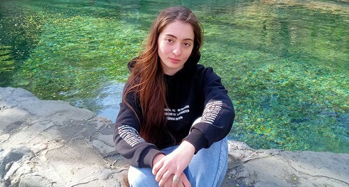 Anna Tsomartova. Photo from her personal page on the VKontakte social network