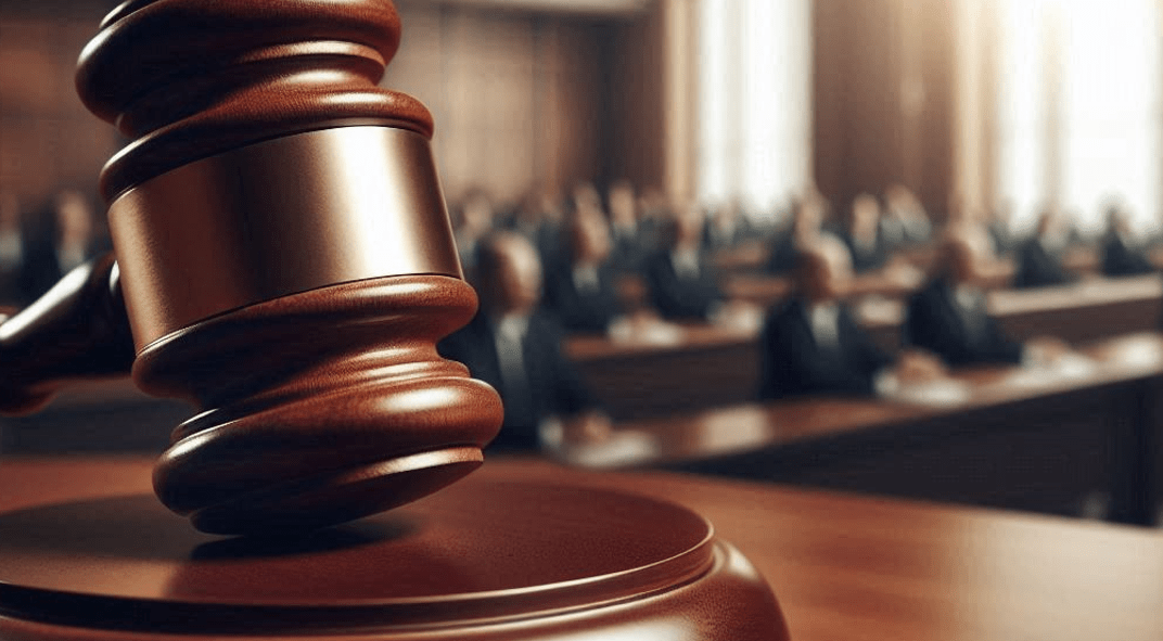 A gavel. Picture made in Copilot by the "Caucasian Knot"