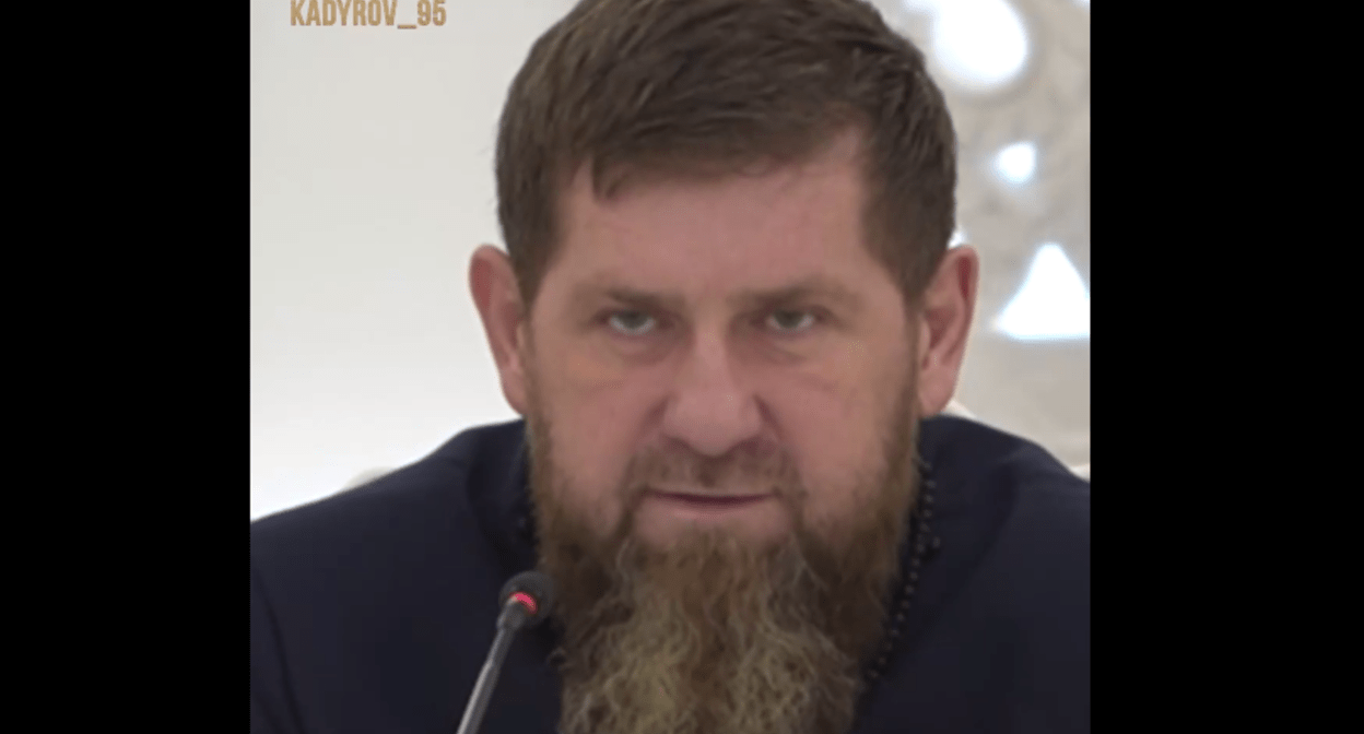 Ramzan Kadyrov. Screenshot of a video posted on March 17, 2025 https://t.me/RKadyrov_95/5570