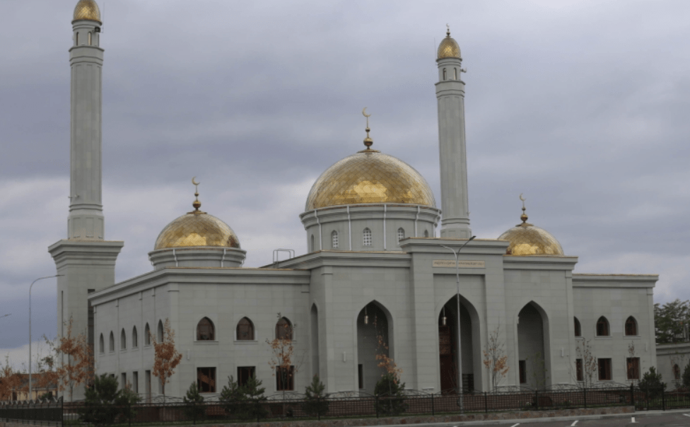 The mosque of the village of Gikalo. Screenshot of a photo posted on the Grozny Inform website on September 15, 2021 https://www.grozny-inform.ru/multimedia/photos/131725