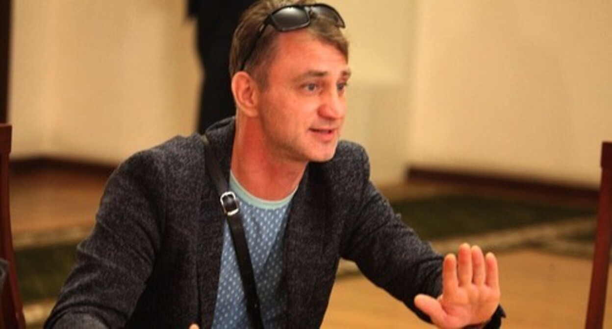 Igor Khoroshilov. Photo by Yelena Kolmykova https://voicedaily.ru/zaderzhan-glavred-portala-voicedaily-igor-horoshilov/