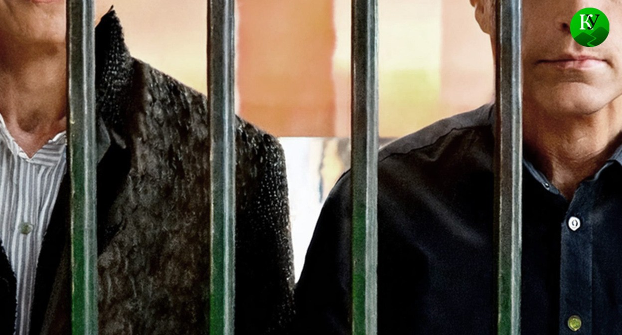 Two prisoners.Illustration created by the “Caucasian Knot” using AI in the Copilot software