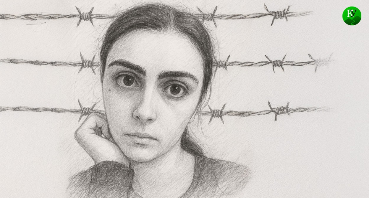 Ulker Gashimova. Illustration created by the “Caucasian Knot” using AI in the Copilot software.