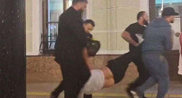 Kidnapping of Areg Shchipikhin. June 3, 2025. Video screenshot Telegram-channel Baza
