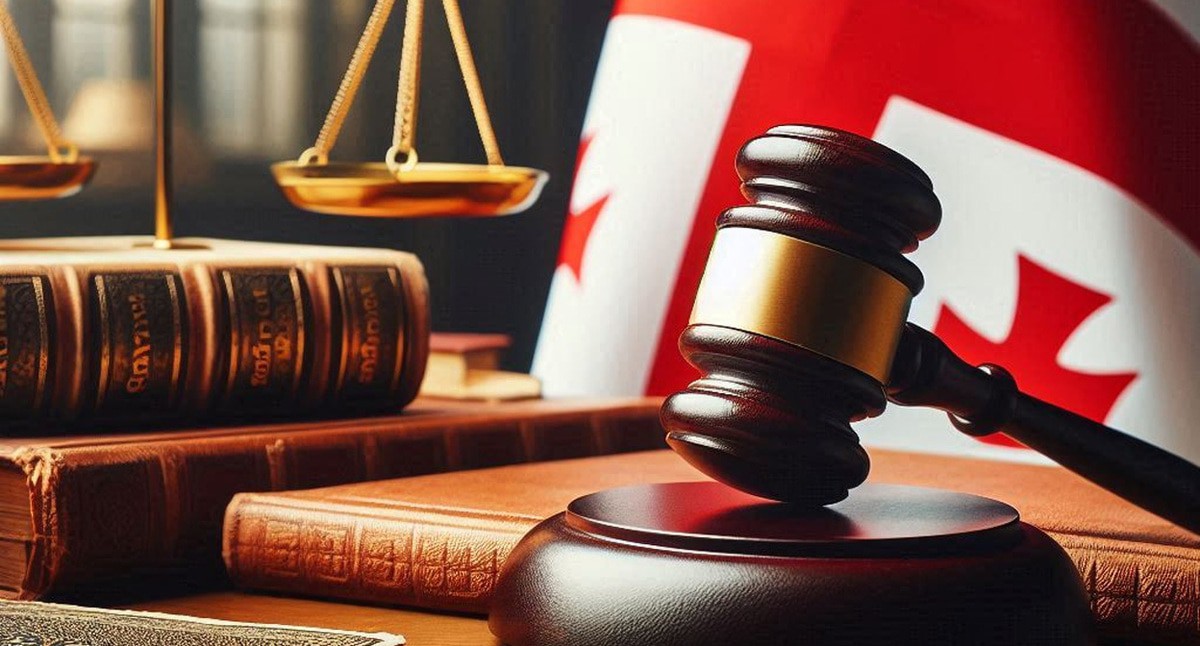 Georgian court: illustration created by the "Caucasian Knot" by using the AI in the Copilot software.