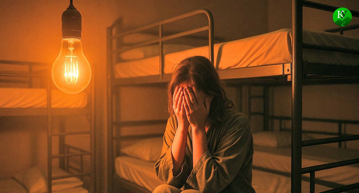 Girl in a colony. Illustration created by "Caucasian Knot" using AI in the Copilot program