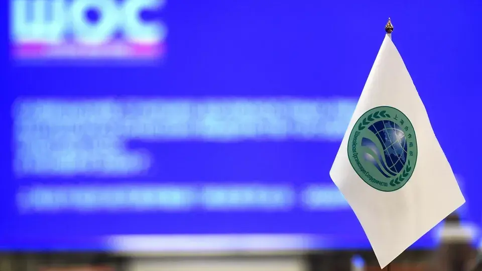 SCO flag. Photo: https://rus.sectsco.org