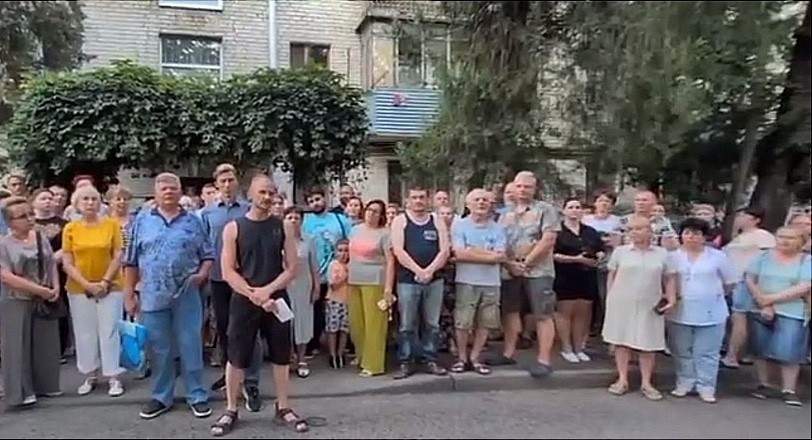 Frame from a video message from Krasnodar residents https://t.me/tipichkras/66850