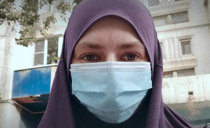 Olga Petrova. Screenshot of a photo from the Telegram channel "OVD-Info" (recognized as a foreign agent) from 15.07.25, https://t.me/ovdinfo/25967.