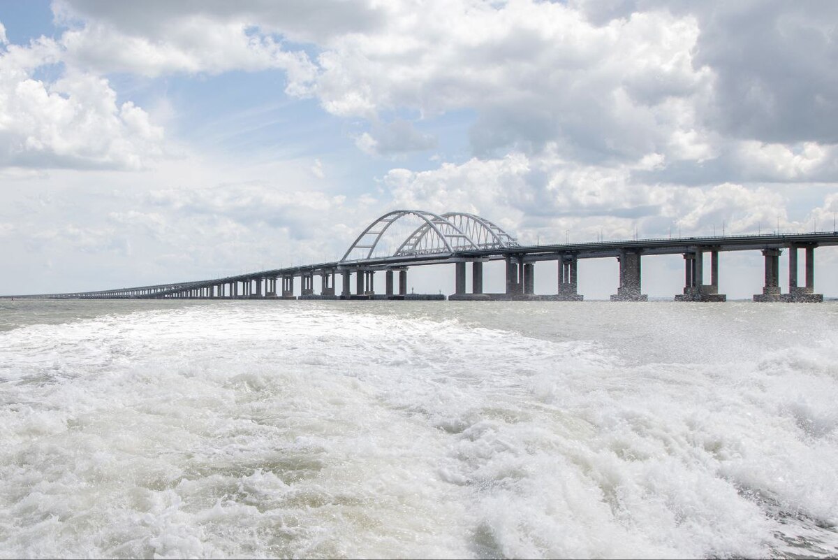 Crimean Bridge. Photo from Sergey Aksenov's Telegram channel