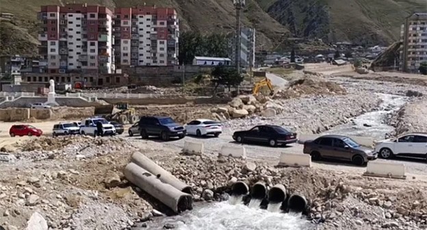 Streets of Tyrnyauz. August 20, 2025. Screenshot of the video of the Tyrnyauz administration