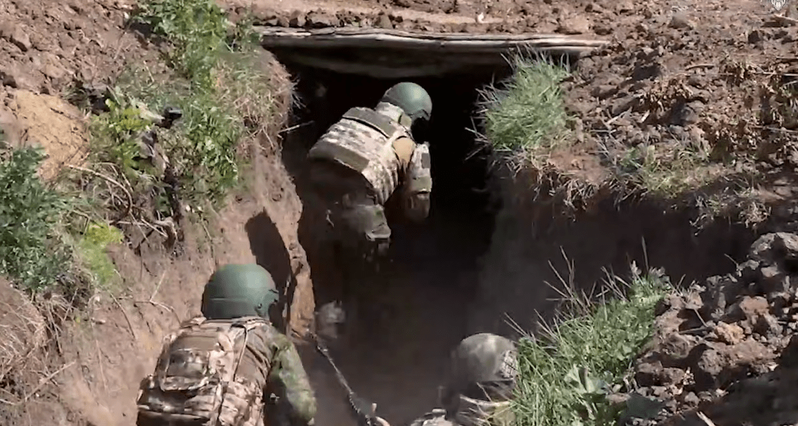 Russian military. Still from the Defense Ministry video https://t.me/mod_russia/53966