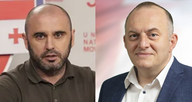 Levan Khabeishvili (left) and Murtaz Zodelava. Collage by "Caucasian Knot". Photo: https://www.facebook.com/photo/?fbid=318425600292935&set=pb.100063764917822.-2207520000 belongs to Meta, a company banned in Russia https://www.interpressnews.ge/