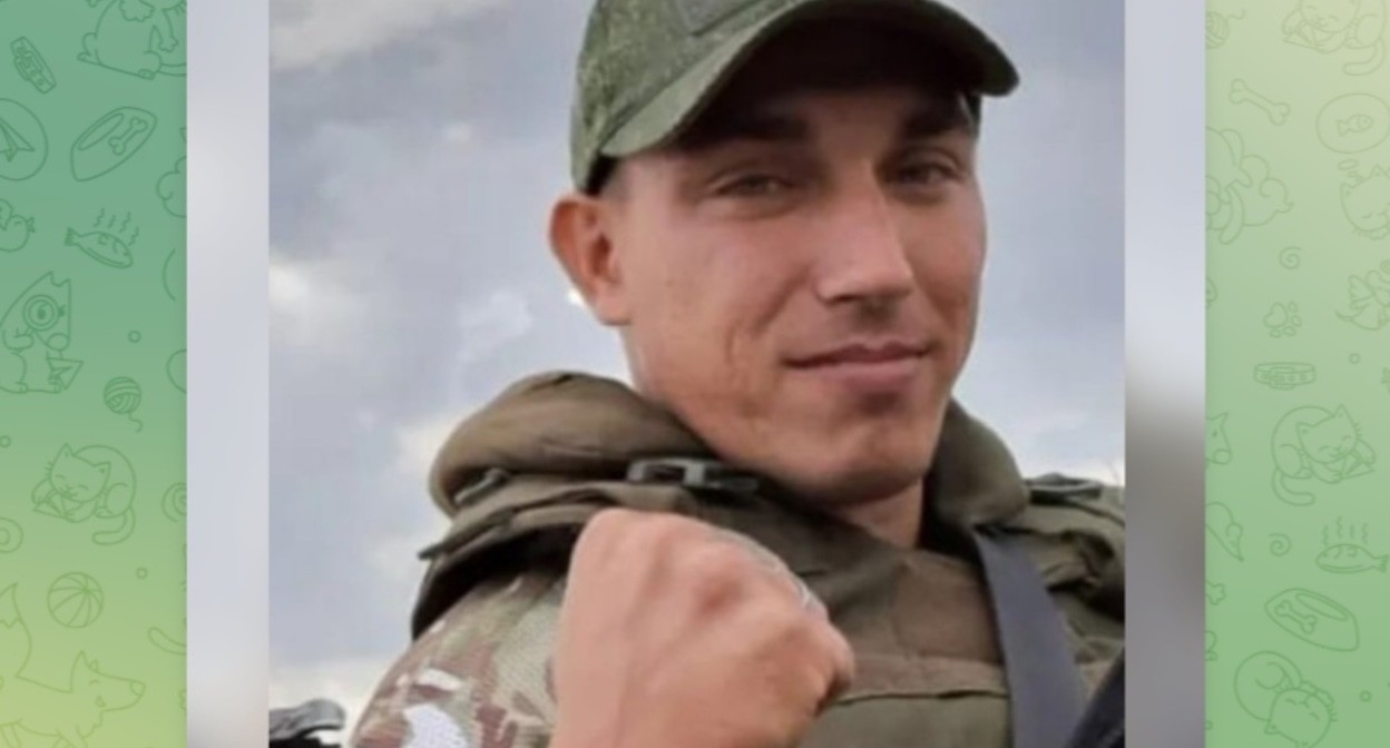 Vitaly Vershinin. Screenshot of the publication of the Rudnyansky district administration https://t.me/moya_rudnya/1513