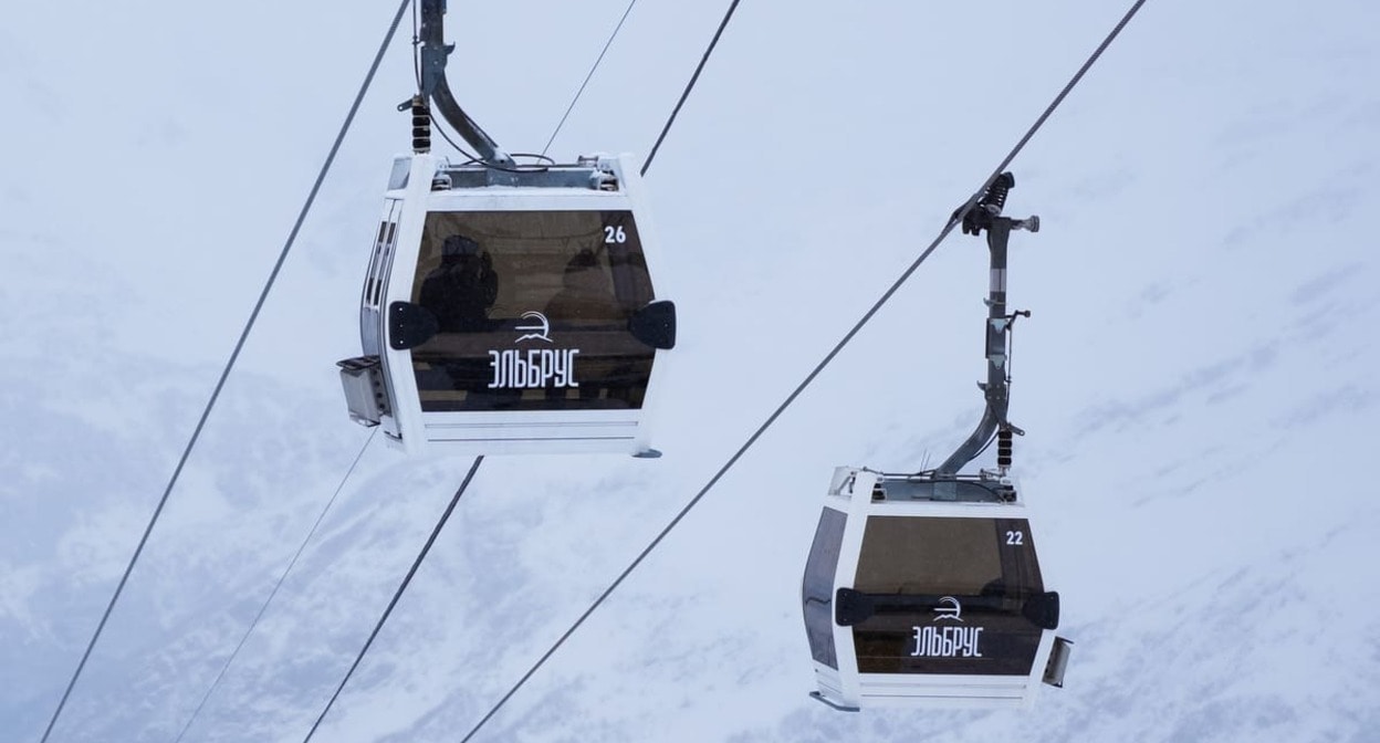 Cableway on Elbrus. Photo: https://resort-elbrus.ru/