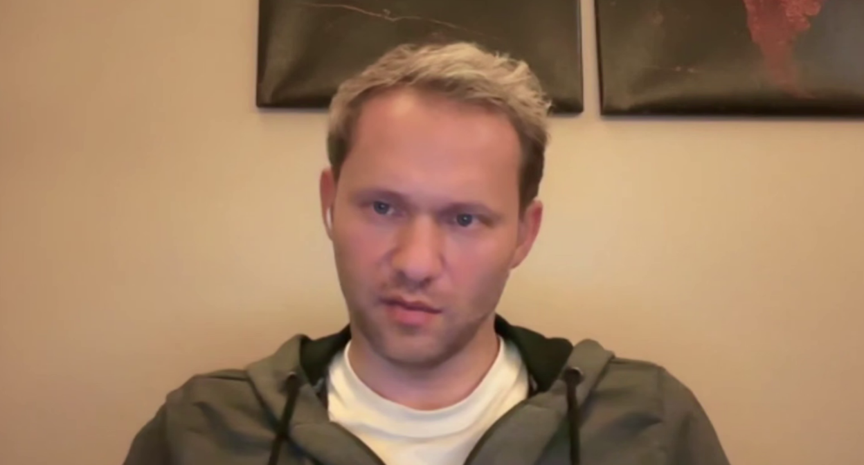 Ivan Shukshin (designated as a foreign agent). Still from OVD-Info video (designated as a foreign agent) from September 23, 2025, https://t.me/ovdinfolive/39412