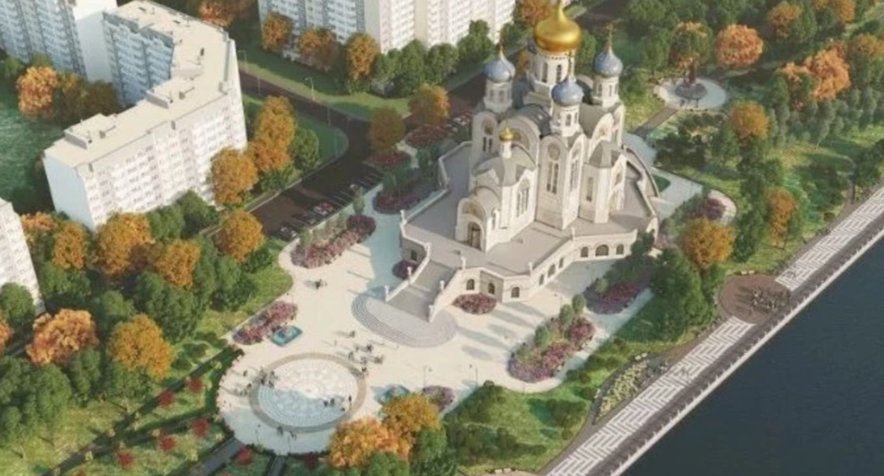 A church project in the Yubileiny neighborhood. Photo provided to "Caucasian Knot" by activists.