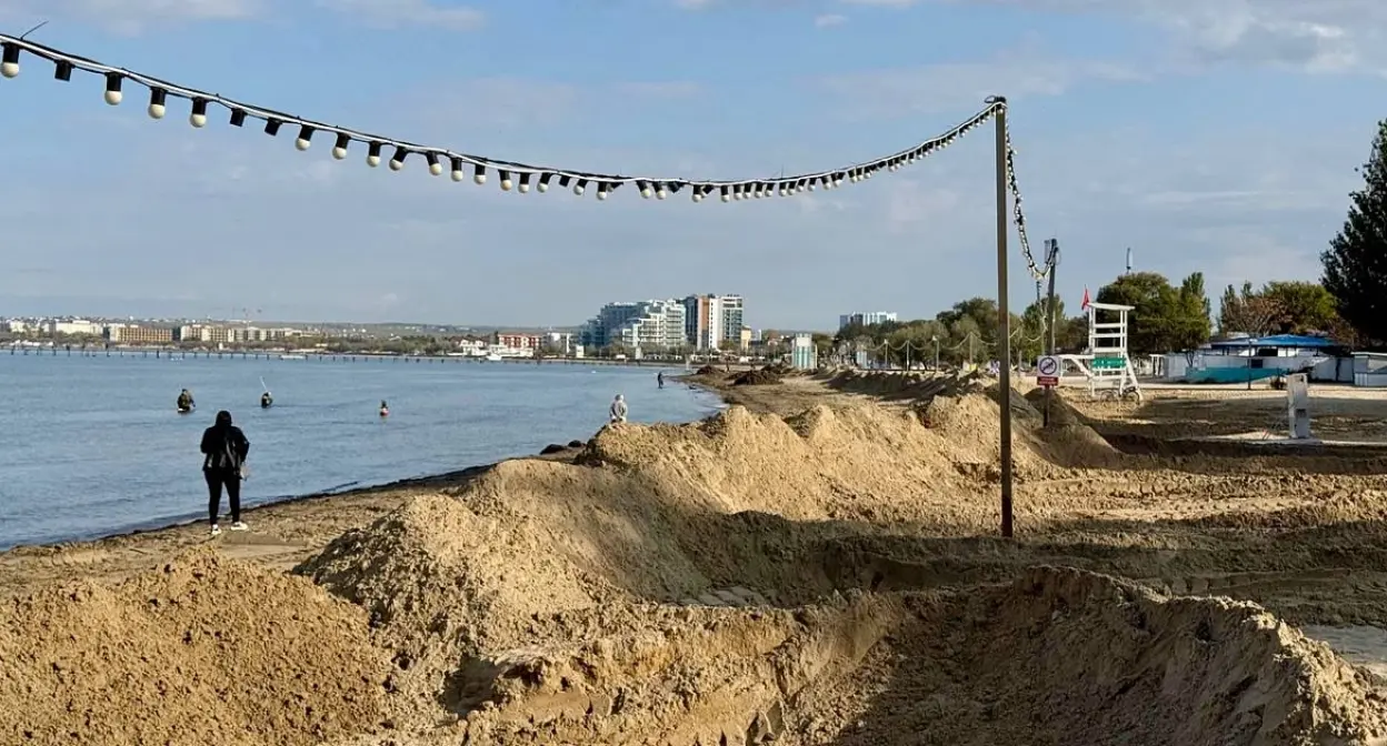 A beach in the Krasnodar Krai. Photo: Krasnodar Krai Operational Headquarters