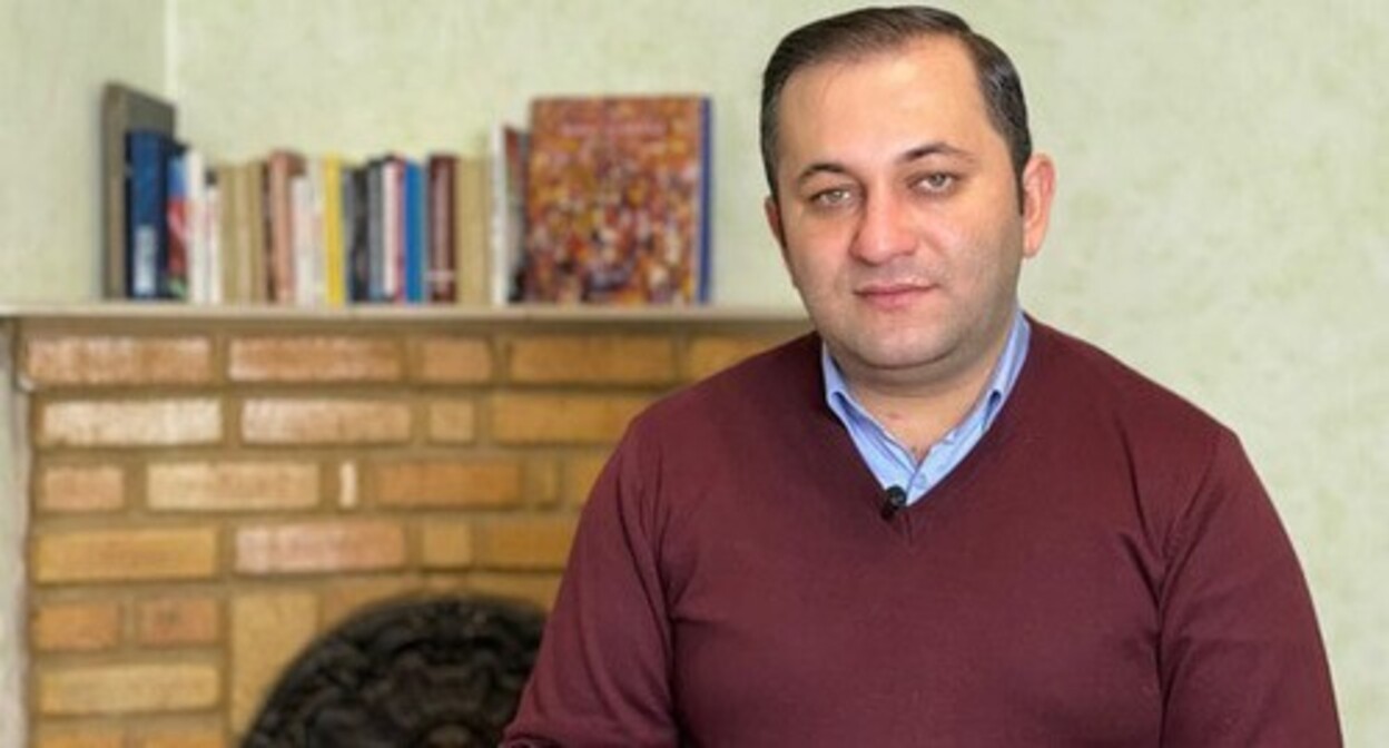 Ruslan Izzetli. Photo: Turan https://turan.az/ru/politika/alesker-mamedli-arestovan-na-4-mesiaca-778246