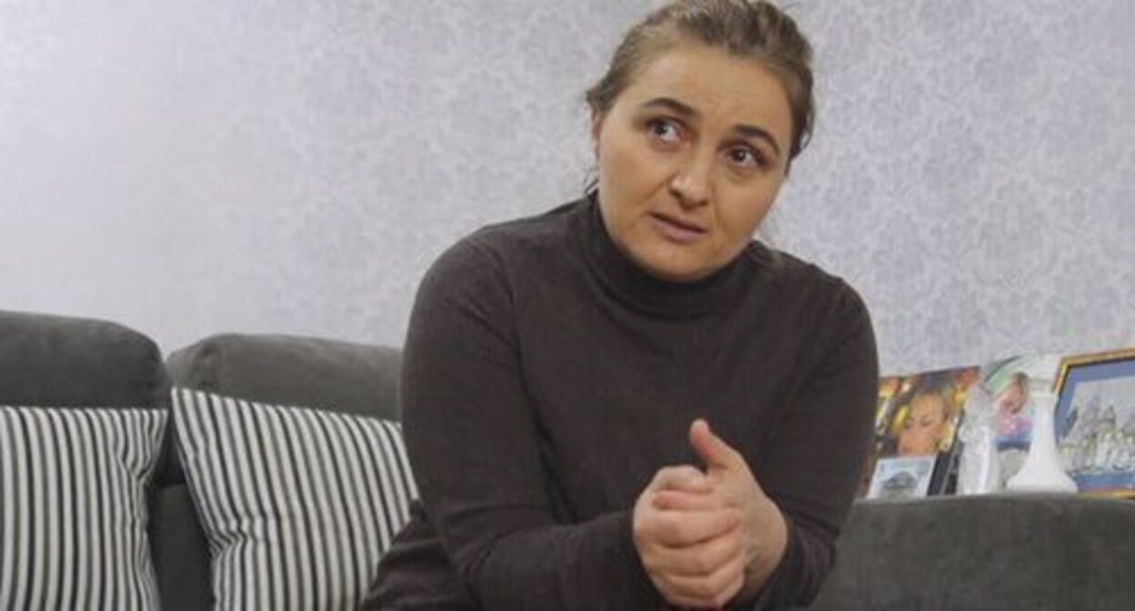 Tamara Mearakishvili. Still from a "Caucasian Knot" video