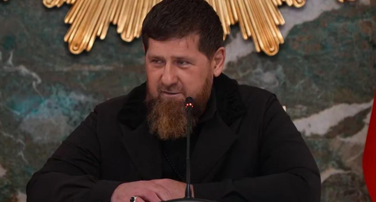 Ramzan Kadyrov. Still from a video from his Telegram channel, January 12, 2026, https://t.me/RKadyrov_95/6298.