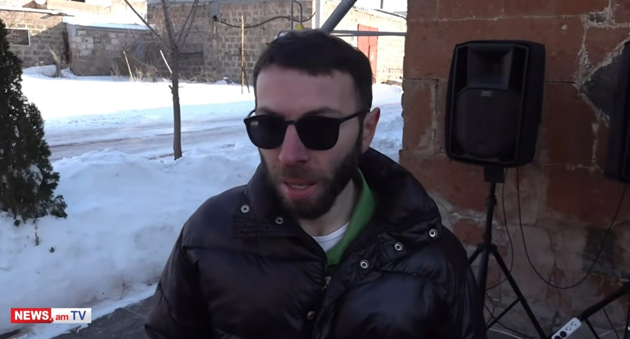 Sarkis Petrosyan. Talin, January 25, 2026. Still from News.am video https://www.youtube.com/watch?v=9a3AKvbjLCY